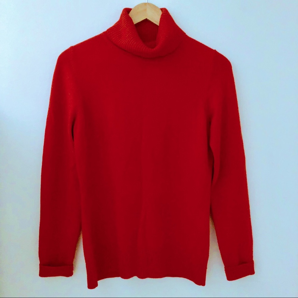 French Connection Red Turtleneck Sweater